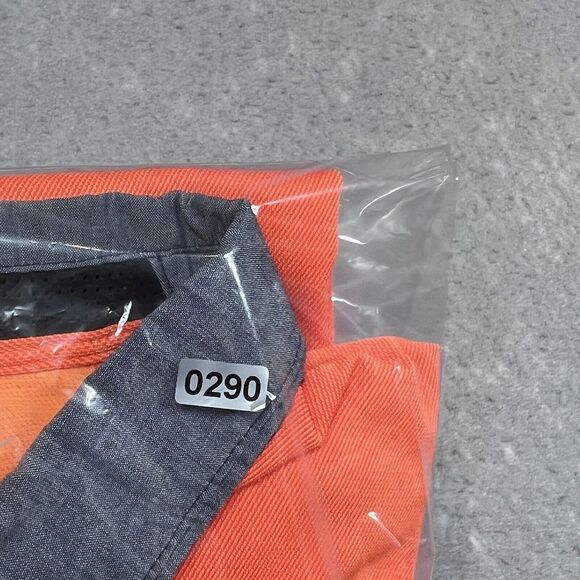 Nike Dri-Fit Polo Shirt Men’s Large Golf Performance Classic Short Sleeve Orange - Picture 9 of 9